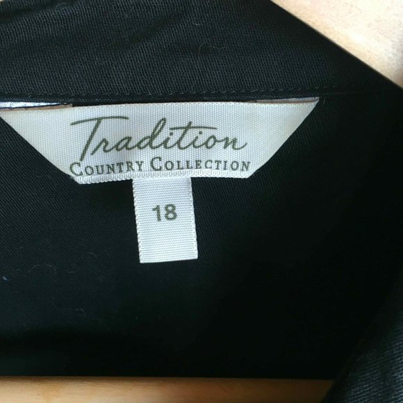 Tradition Country Collection Black "Jean Jacket" Style Jacket - Picture 2 of 6